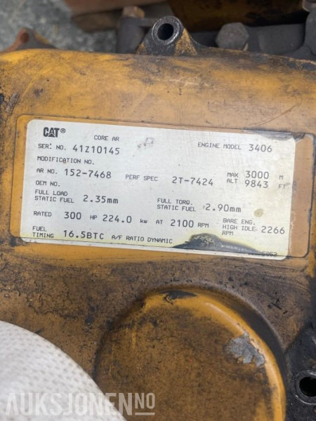 Cat 980 motor 3406 - Statybinė įranga: foto 5 Cat 980 motor 3406 - Statybinė įranga: foto 5