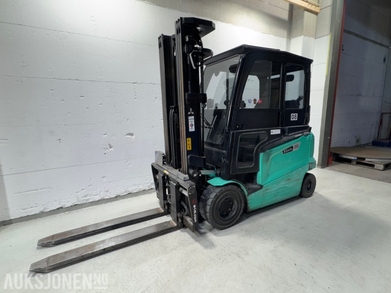 2019 Mitsubishi FB35N elektrisk motvektstruck - Hydrauliske gafler og webasto - Krovimo technika: foto 1 2019 Mitsubishi FB35N elektrisk motvektstruck - Hydrauliske gafler og webasto - Krovimo technika: foto 1