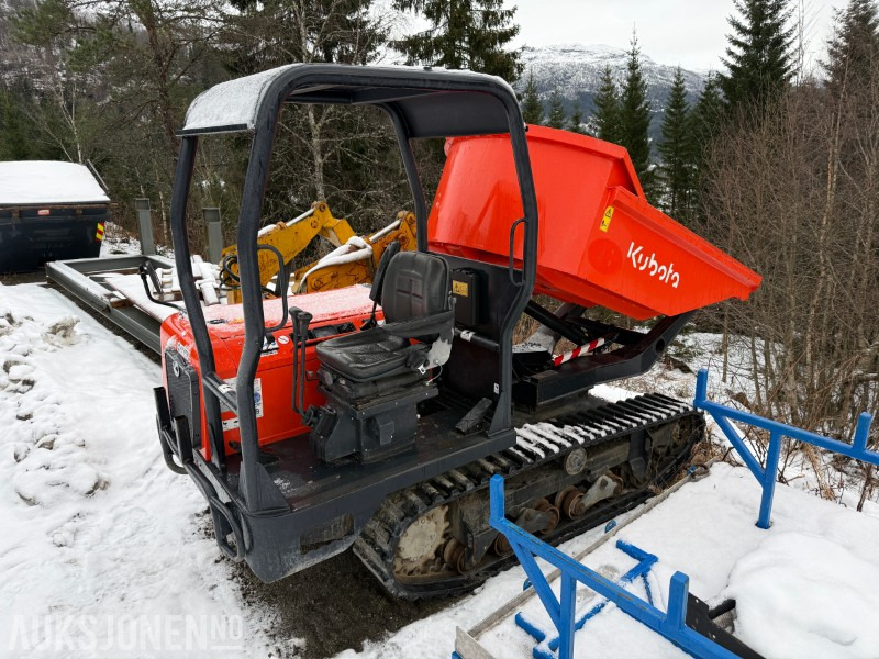 Kubota KC250-4 beltegående dumper kun 393 timer - med stativ for rør / stolper ol. - Mini krautuvas: foto 1 Kubota KC250-4 beltegående dumper kun 393 timer - med stativ for rør / stolper ol. - Mini krautuvas: foto 1