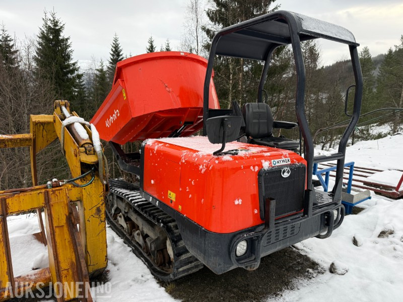 Kubota KC250-4 beltegående dumper kun 393 timer - med stativ for rør / stolper ol. - Mini krautuvas: foto 4 Kubota KC250-4 beltegående dumper kun 393 timer - med stativ for rør / stolper ol. - Mini krautuvas: foto 4