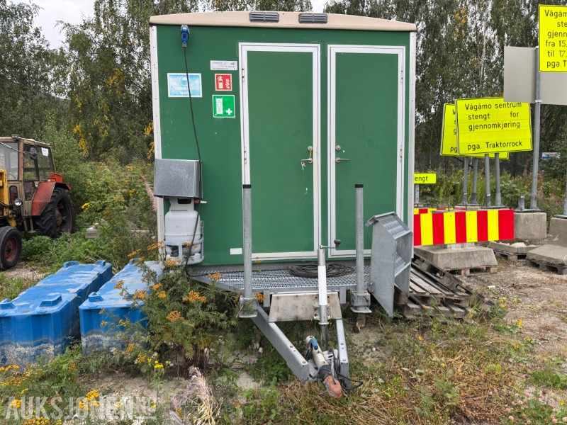 Lycksele Vagnen Mannskapsbrakke med Alde varme, toalett, garderobe og kokemuligheter - Statybinė įranga: foto 2 Lycksele Vagnen Mannskapsbrakke med Alde varme, toalett, garderobe og kokemuligheter - Statybinė įranga: foto 2