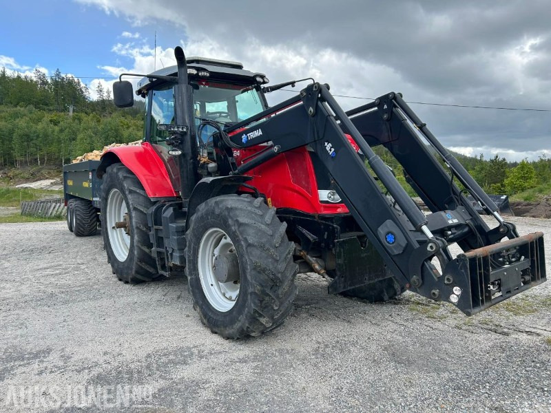 Massey Ferguson 7624 Dyna VT 50 km/t Frontlaster Brøyteplate - Traktorius: foto 4 Massey Ferguson 7624 Dyna VT 50 km/t Frontlaster Brøyteplate - Traktorius: foto 4