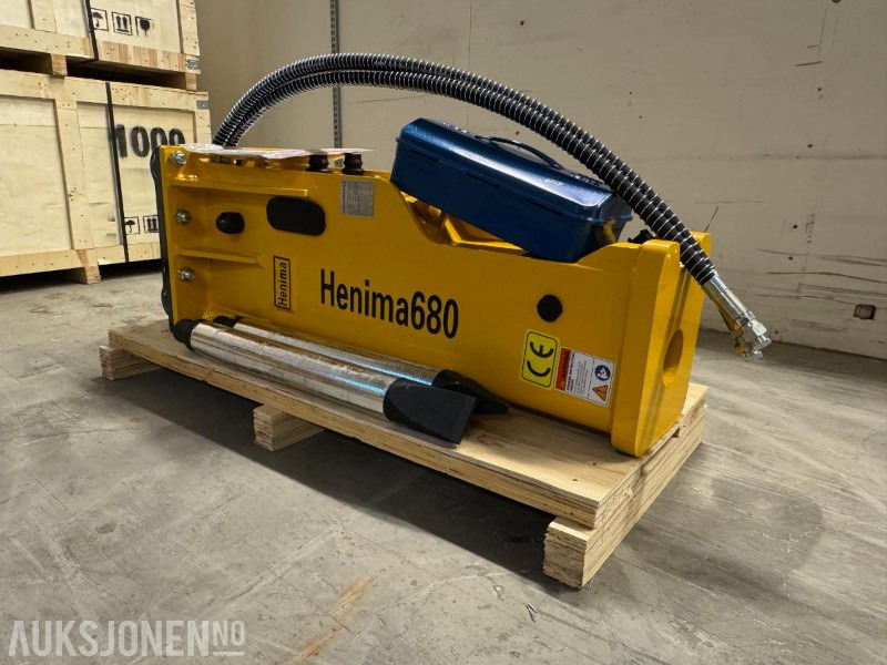 NY HENIMA PIGGHAMMER TIL 4-7 TONNS GRAVEMASKIN S40 M/GARANTI - Hidraulinis kūjis: foto 3 NY HENIMA PIGGHAMMER TIL 4-7 TONNS GRAVEMASKIN S40 M/GARANTI - Hidraulinis kūjis: foto 3