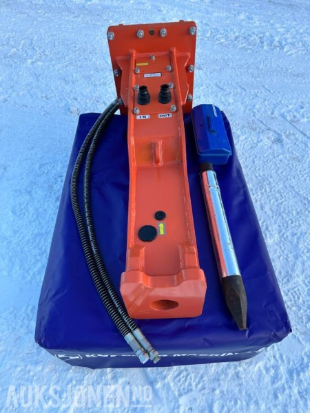 NY KM 750 Pigghammer s40/s50 CE merket FABRIKKGARANTI - Hidraulinis kūjis: foto 4 NY KM 750 Pigghammer s40/s50 CE merket FABRIKKGARANTI - Hidraulinis kūjis: foto 4