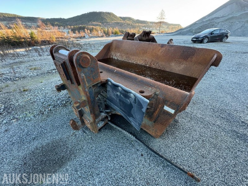 2004 Nanset pusseskuffe med hydraulisk tilt / KM feste - Padargas - Statybinė technika: foto 5 2004 Nanset pusseskuffe med hydraulisk tilt / KM feste - Padargas - Statybinė technika: foto 5