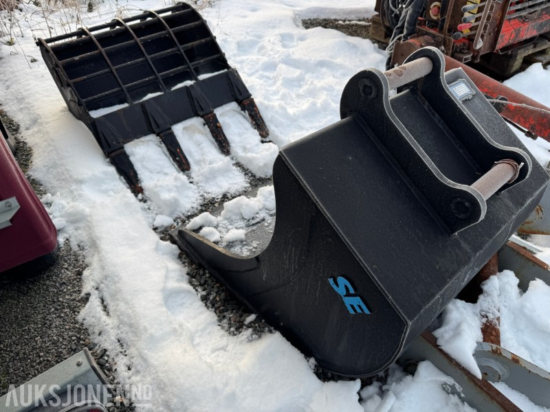 2018 SE graveskuffe med tenner S40 280 liter - Padargas - Statybinė technika: foto 3 2018 SE graveskuffe med tenner S40 280 liter - Padargas - Statybinė technika: foto 3