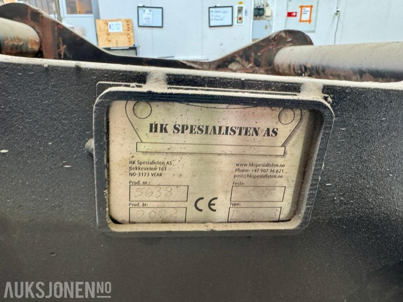 2022 HK Spesialisten Hurtigfeste S80 – DS5.23 - Padargas - Statybinė technika: foto 5 2022 HK Spesialisten Hurtigfeste S80 – DS5.23 - Padargas - Statybinė technika: foto 5