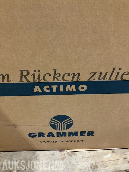 NYTT/UBRUKT GRAMMER SITZOBERT S722 ACTIMO SETE - LUFT. - Padargas - Statybinė technika: foto 2 NYTT/UBRUKT GRAMMER SITZOBERT S722 ACTIMO SETE - LUFT. - Padargas - Statybinė technika: foto 2