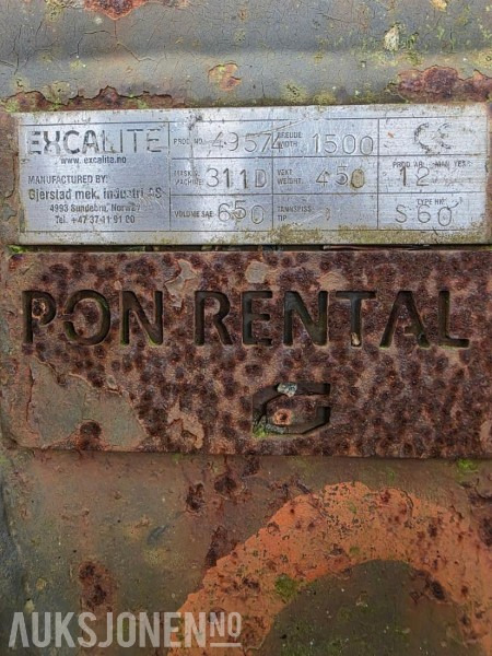 Pusseskuffe - Padargas - Statybinė technika: foto 3 Pusseskuffe - Padargas - Statybinė technika: foto 3