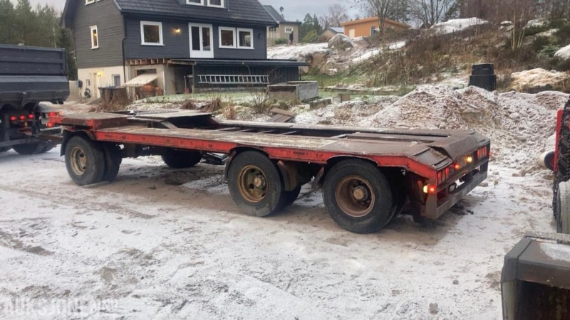 1981 Trailer-Bygg Tøm-26 maskintralle - Priekaba: foto 1 1981 Trailer-Bygg Tøm-26 maskintralle - Priekaba: foto 1