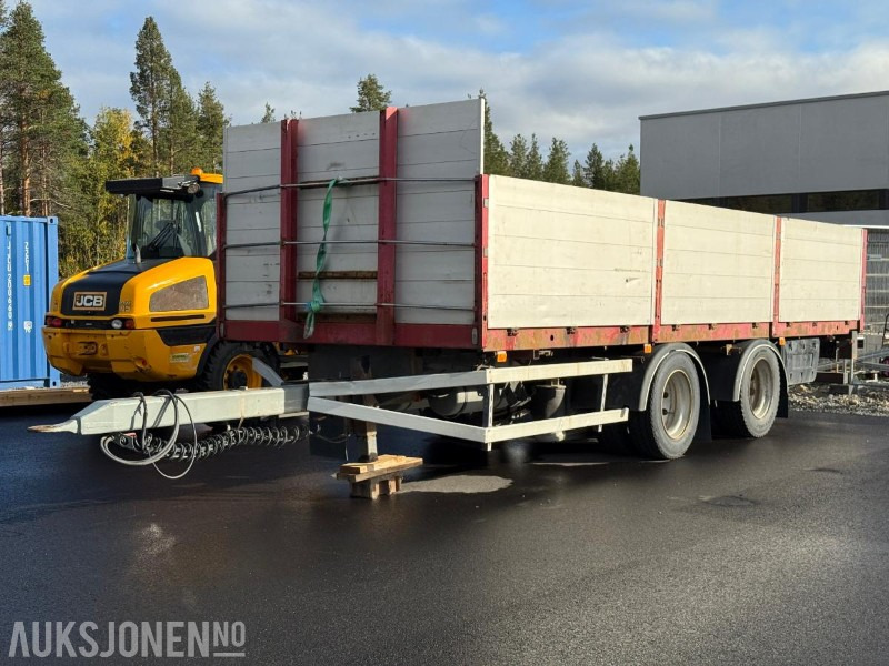 1997 Damm 2DBC20 - Egenvekt 3950kg - 2-akslet - Lastebilhenger - Nedleggbare karmer - Priekaba: foto 1 1997 Damm 2DBC20 - Egenvekt 3950kg - 2-akslet - Lastebilhenger - Nedleggbare karmer - Priekaba: foto 1