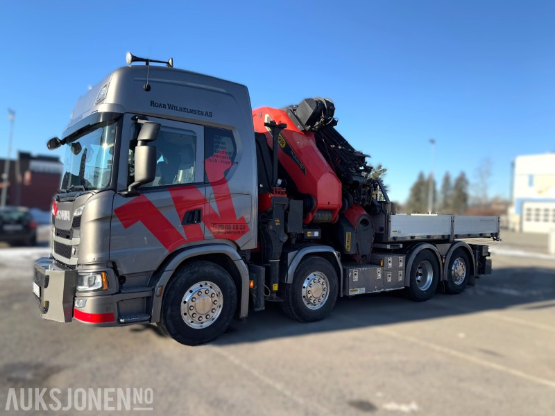 Scania R500 kranbil, Palfinger PK135002, 135 tm, Jibb, Vinsj, EU - Sunkvežimis su kranu: foto 1 Scania R500 kranbil, Palfinger PK135002, 135 tm, Jibb, Vinsj, EU - Sunkvežimis su kranu: foto 1