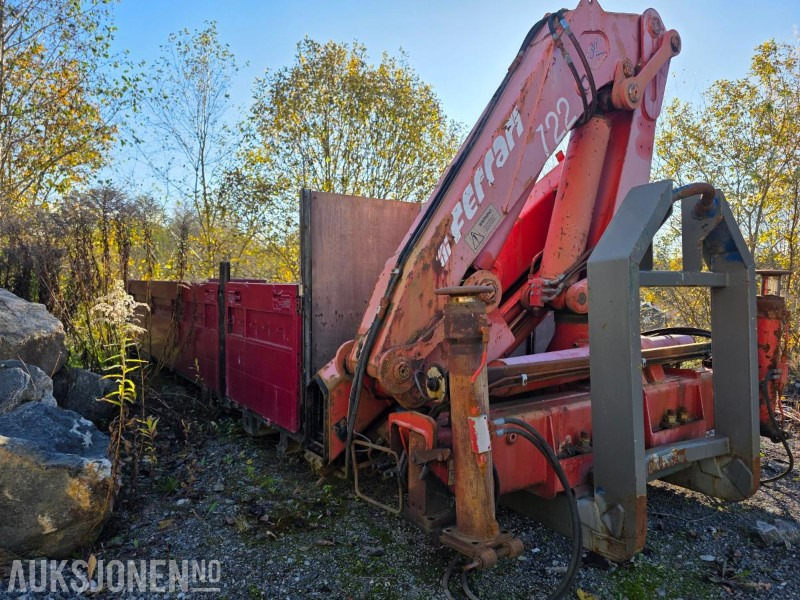 Ferrari 722 A4 kran/lastebilkran–påbygg på maskinflak med krokfeste - Sunkvežimis: foto 3 Ferrari 722 A4 kran/lastebilkran–påbygg på maskinflak med krokfeste - Sunkvežimis: foto 3