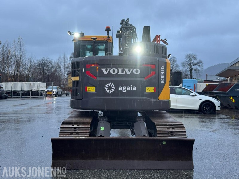 Volvo ECR145EL gravemaskin med Topcon 3D GPS, 4 skuffer og Steelwrist X18 tiltrotator 7602T - Vikšrinis ekskavatorius: foto 3 Volvo ECR145EL gravemaskin med Topcon 3D GPS, 4 skuffer og Steelwrist X18 tiltrotator 7602T - Vikšrinis ekskavatorius: foto 3