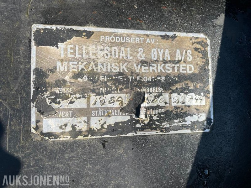 1989 Tellefsdal 2500 plog. - Žemės ūkio technika: foto 4 1989 Tellefsdal 2500 plog. - Žemės ūkio technika: foto 4