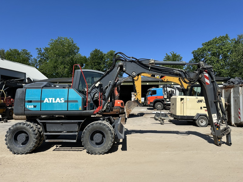 Atlas 160 W German machine - Ratinis ekskavatorius: foto 4 Atlas 160 W German machine - Ratinis ekskavatorius: foto 4