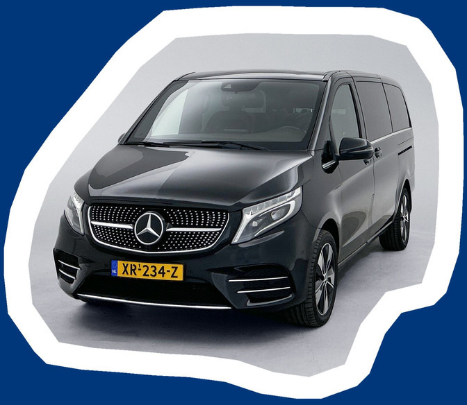 Mercedes-Benz V-Klasse 220d Lang Avantgarde Edition 8 Persoons incl. BPM Elektr schuifdeuren Nappa Leder Pano 8 zitplaatsen Geel kenteken - Mikroautobusas, Keleivinis furgonas: foto 1 Mercedes-Benz V-Klasse 220d Lang Avantgarde Edition 8 Persoons incl. BPM Elektr schuifdeuren Nappa Leder Pano 8 zitplaatsen Geel kenteken - Mikroautobusas, Keleivinis furgonas: foto 1
