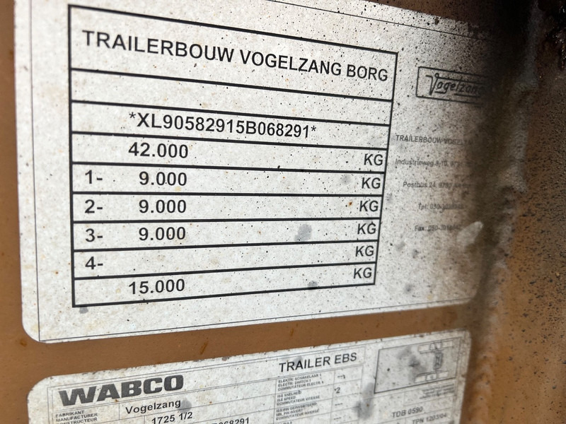 Konteineris-vežimus/ Sukeisti kūną puspriekabė Vogelzang Container chassis 3 Axle VO-15-27-TWL / LZV: foto 16