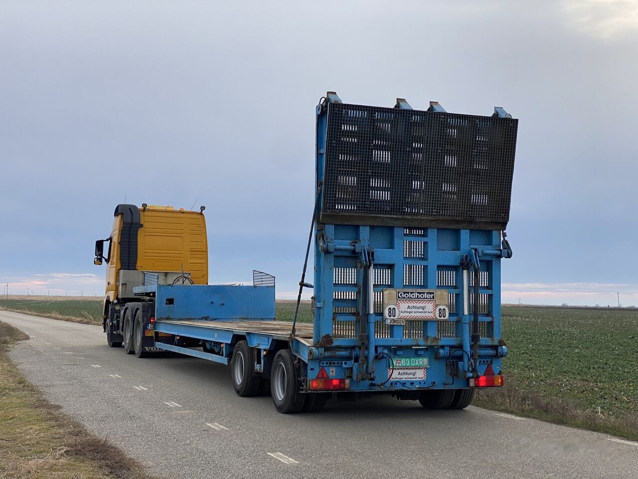 Žemo profilio platforma puspriekabė Goldhofer GOLDHOFFER STZ - L2 - 23/80 Trailer Agabaritic 2 VIRATOARE : 2 S: foto 11