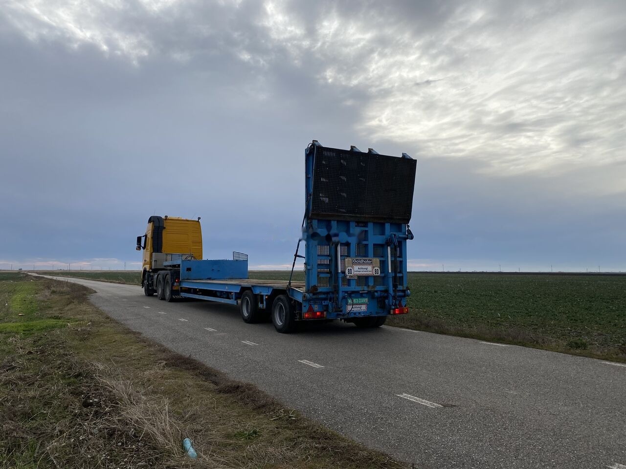 Žemo profilio platforma puspriekabė Goldhofer GOLDHOFFER STZ - L2 - 23/80 Trailer Agabaritic 2 VIRATOARE : 2 S: foto 9