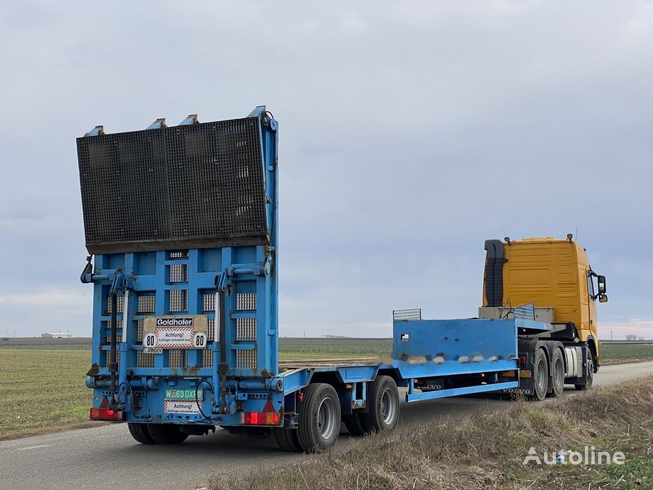 Žemo profilio platforma puspriekabė Goldhofer GOLDHOFFER STZ - L2 - 23/80 Trailer Agabaritic 2 VIRATOARE : 2 S: foto 12