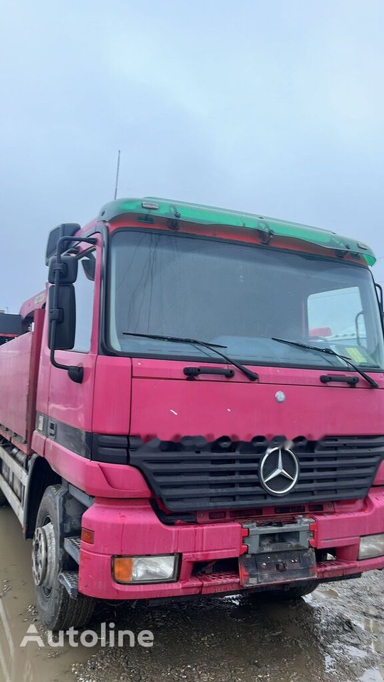 Mercedes-Benz Actros MP1 - Platforminis/ Bortinis sunkvežimis, Sunkvežimis su kranu: foto 2 Mercedes-Benz Actros MP1 - Platforminis/ Bortinis sunkvežimis, Sunkvežimis su kranu: foto 2