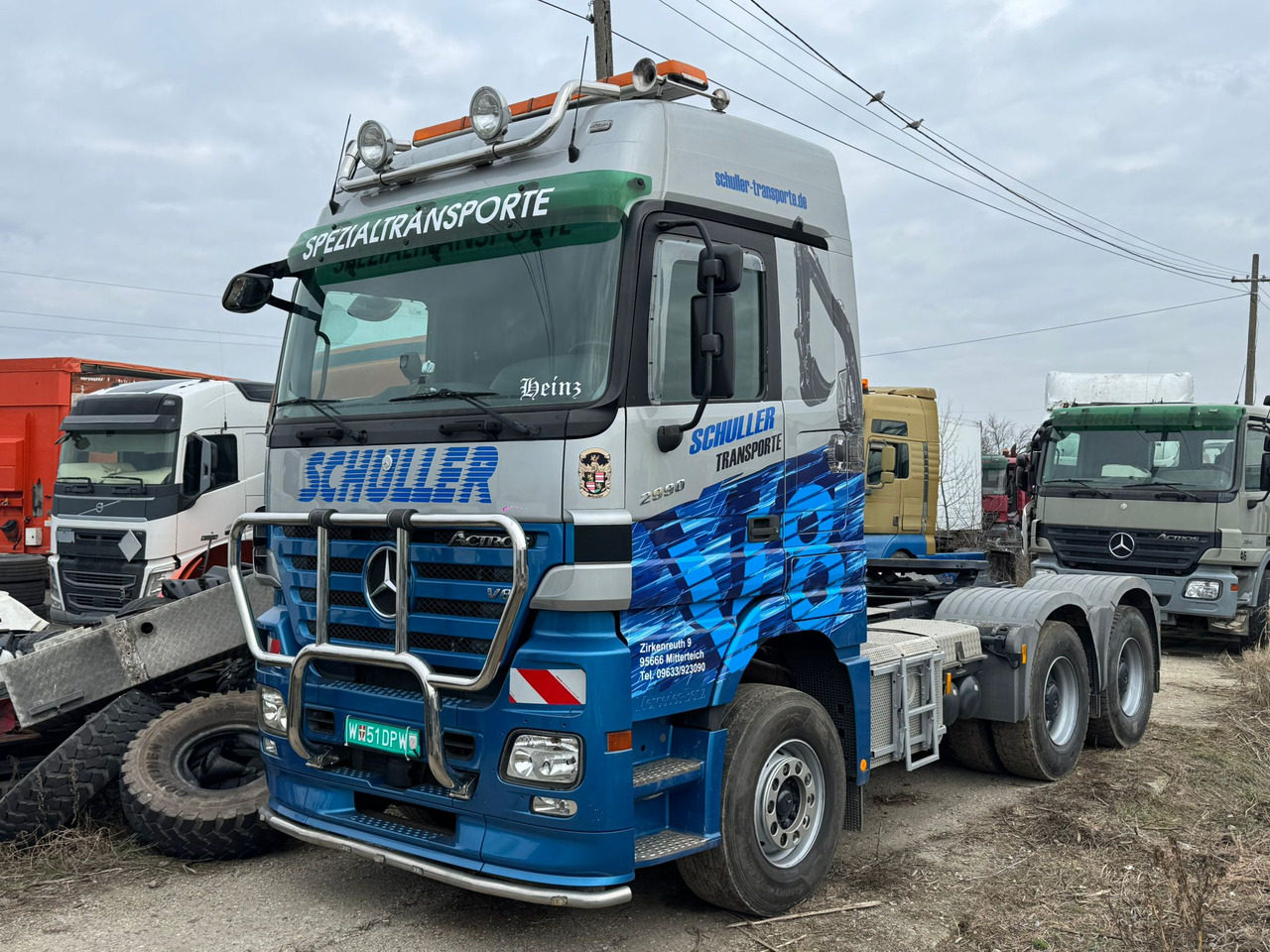 Vilkikas Mercedes Benz Actros 2660 V8 - 6x4 - 60 TONS - special transport - EXPORT: foto 1