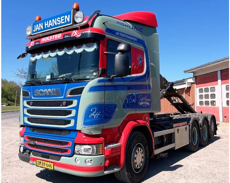 Scania R580 V8 hoglift. Air / Air suspension. - Hook-lift sunkvežimis: foto 3 Scania R580 V8 hoglift. Air / Air suspension. - Hook-lift sunkvežimis: foto 3