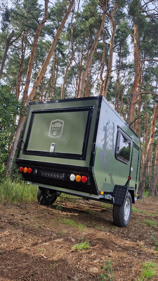 Przyczepa Off-ROAD Wyprawowa kemingowa terenowa Everest MT-CAMP Olive - Automobilinė priekaba: foto 3 Przyczepa Off-ROAD Wyprawowa kemingowa terenowa Everest MT-CAMP Olive - Automobilinė priekaba: foto 3