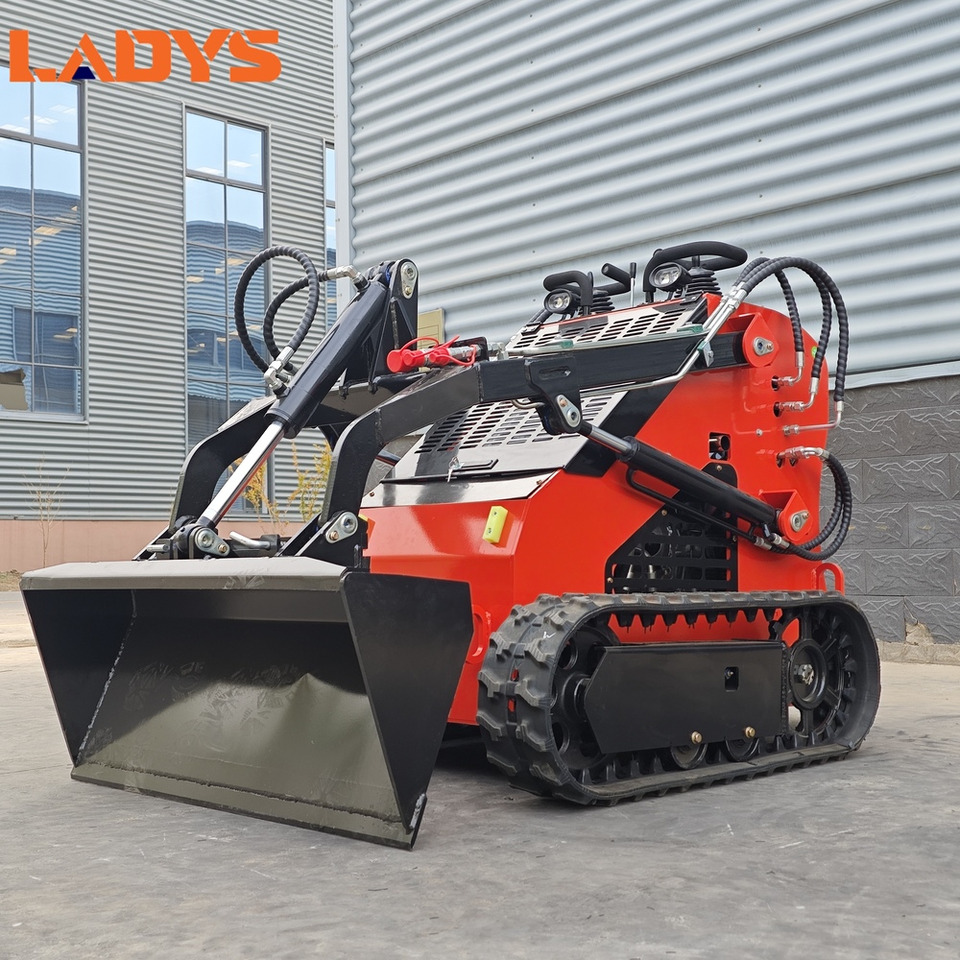 LADYS Free Shipping Mini Skid Steer Loader Compact Track Electric/Diesel Chinese Mini Skid Steer Loader For Sale With Mini Skid Steer Attachments 4 In 1 Bucket - Mini krautuvas: foto 5 LADYS Free Shipping Mini Skid Steer Loader Compact Track Electric/Diesel Chinese Mini Skid Steer Loader For Sale With Mini Skid Steer Attachments 4 In 1 Bucket - Mini krautuvas: foto 5