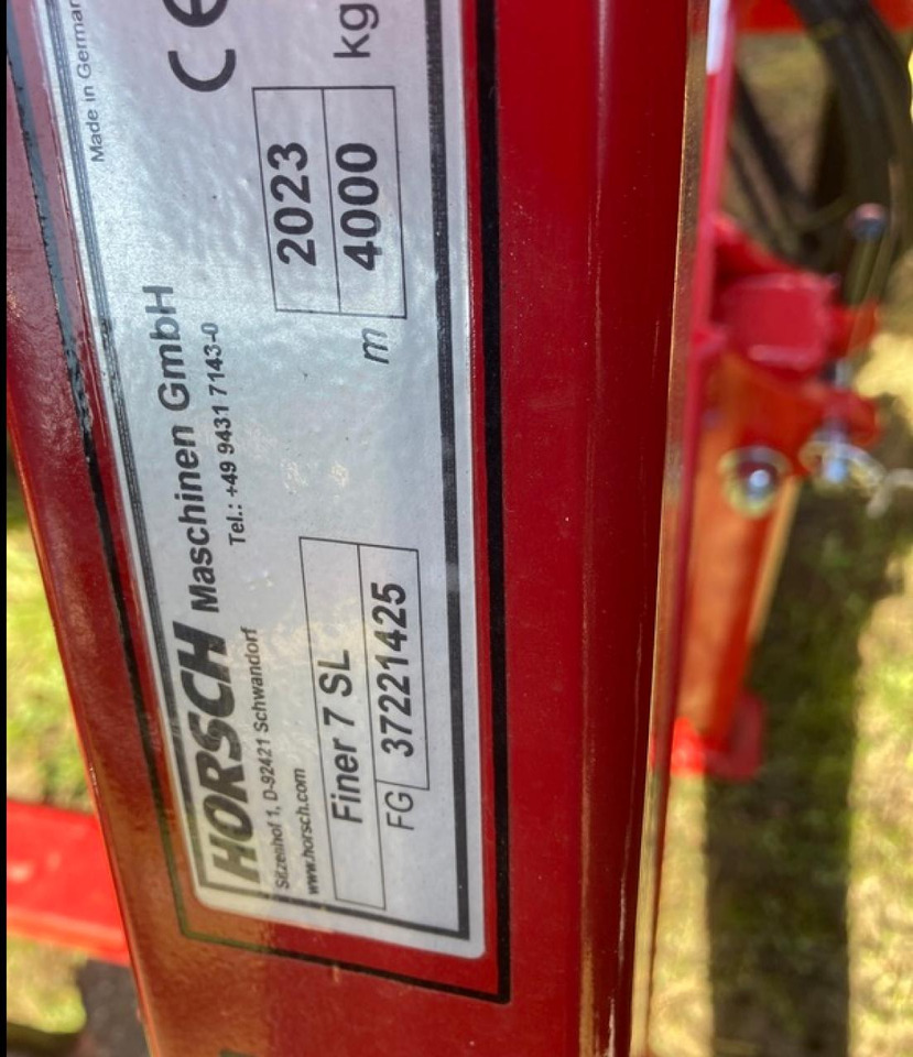 Horsch FINER 7 SL DOPPELSTRIEGEL - Kultivatorius: foto 5 Horsch FINER 7 SL DOPPELSTRIEGEL - Kultivatorius: foto 5