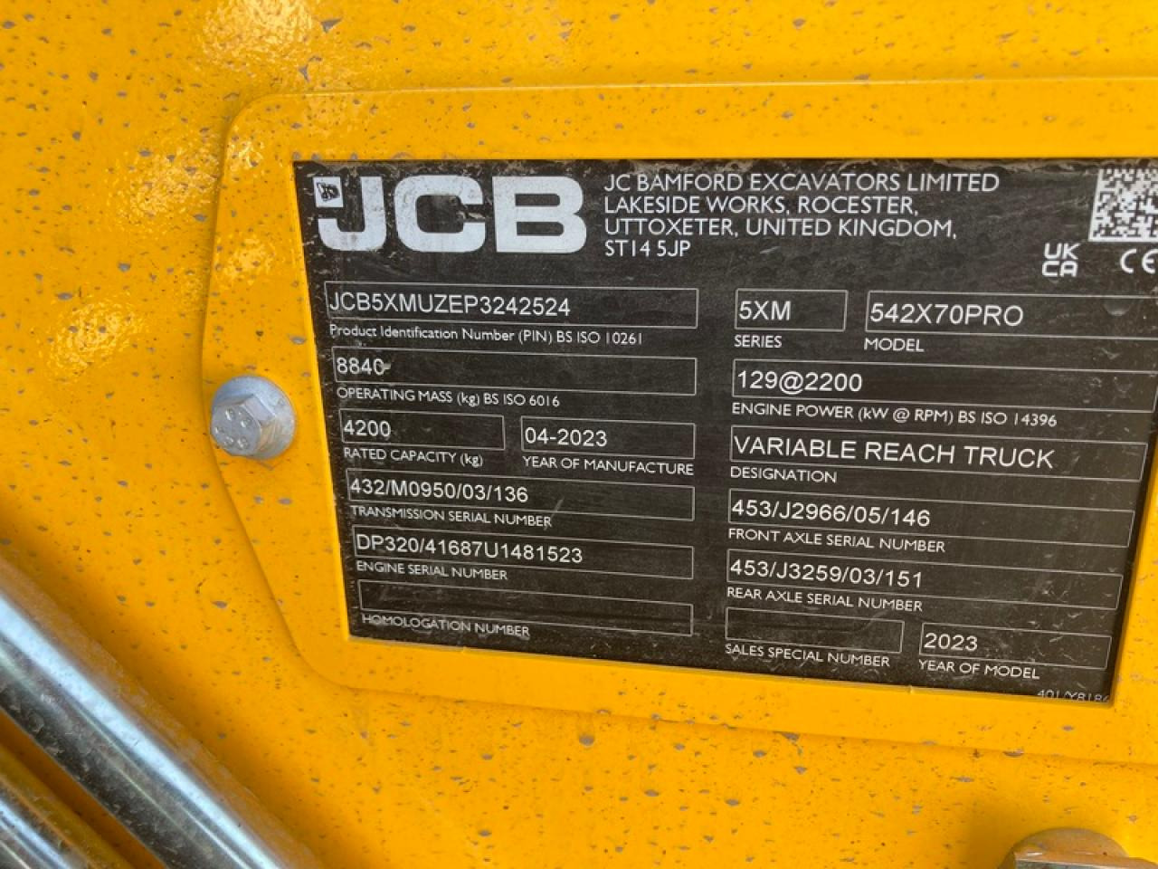 JCB 542-70 AGRI PROAKTION - Teleskopinis krautuvas: foto 5 JCB 542-70 AGRI PROAKTION - Teleskopinis krautuvas: foto 5