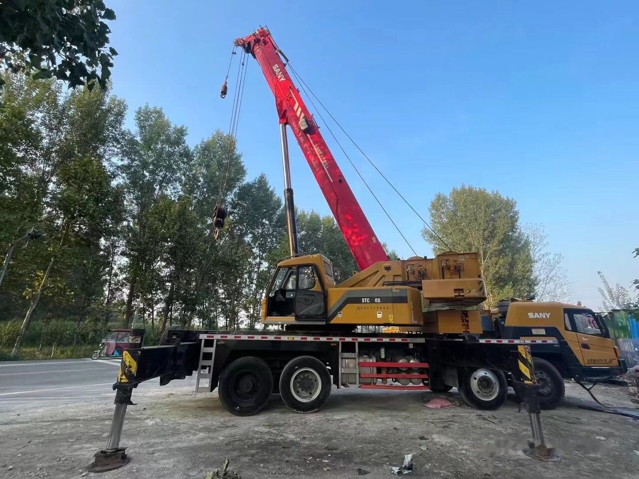 Sany Used Sany STC800 Original 80 Ton Mobile Crane Truck Truck Mounte - Autokranas: foto 3 Sany Used Sany STC800 Original 80 Ton Mobile Crane Truck Truck Mounte - Autokranas: foto 3