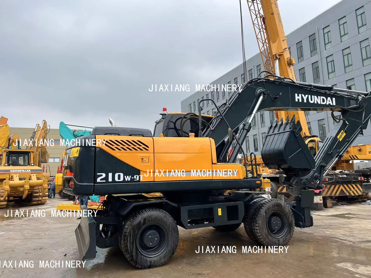 Hyundai 210w-9 wheel excavator - Ratinis ekskavatorius: foto 5 Hyundai 210w-9 wheel excavator - Ratinis ekskavatorius: foto 5