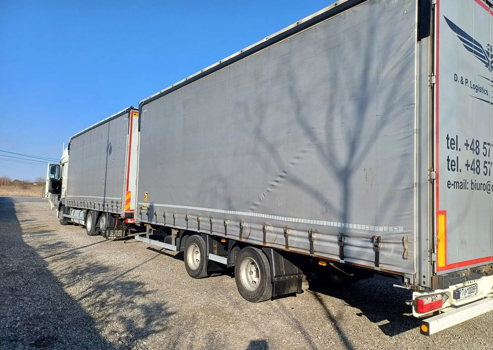 DAF XF 480 SUPER SPACE CAB / ZESTAW TANDEM PRZEJAZDOWY 120m3 - Tentinis sunkvežimis: foto 4 DAF XF 480 SUPER SPACE CAB / ZESTAW TANDEM PRZEJAZDOWY 120m3 - Tentinis sunkvežimis: foto 4
