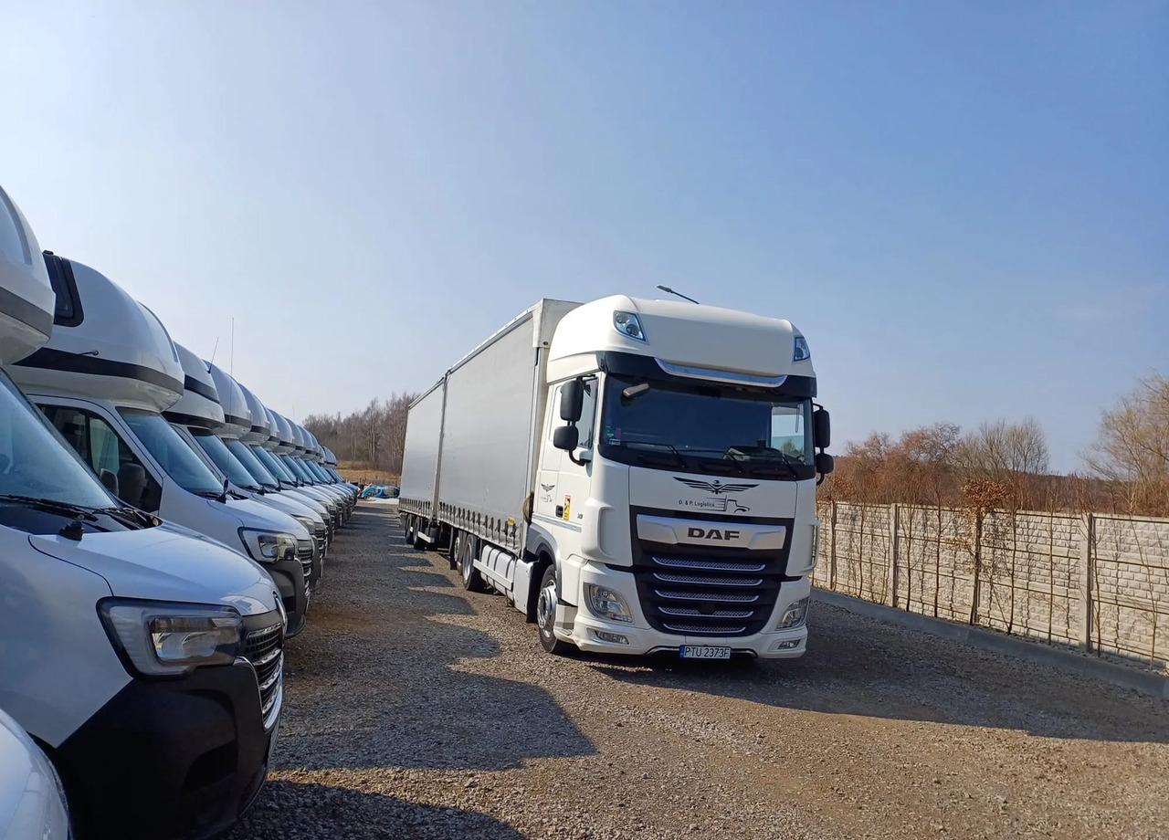 DAF XF 480 SUPER SPACE CAB / ZESTAW TANDEM PRZEJAZDOWY 120m3 - Tentinis sunkvežimis: foto 3 DAF XF 480 SUPER SPACE CAB / ZESTAW TANDEM PRZEJAZDOWY 120m3 - Tentinis sunkvežimis: foto 3