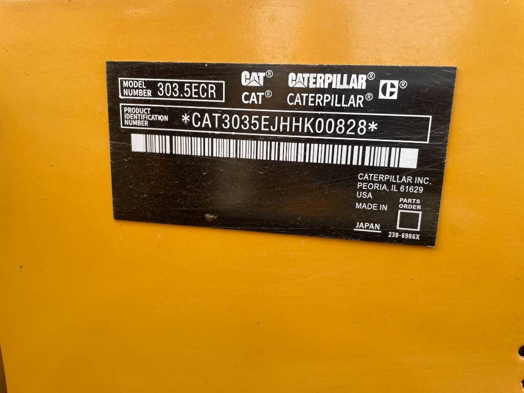 CAT 303.5 E CR - Vikšrinis ekskavatorius: foto 3 CAT 303.5 E CR - Vikšrinis ekskavatorius: foto 3