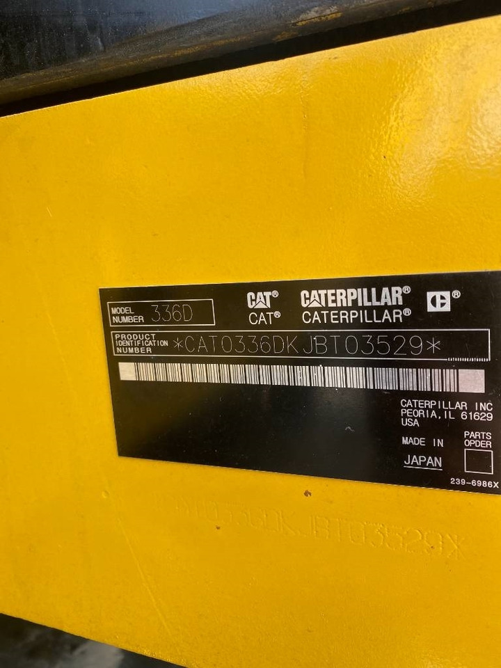 CAT 336 - Vikšrinis ekskavatorius: foto 4 CAT 336 - Vikšrinis ekskavatorius: foto 4