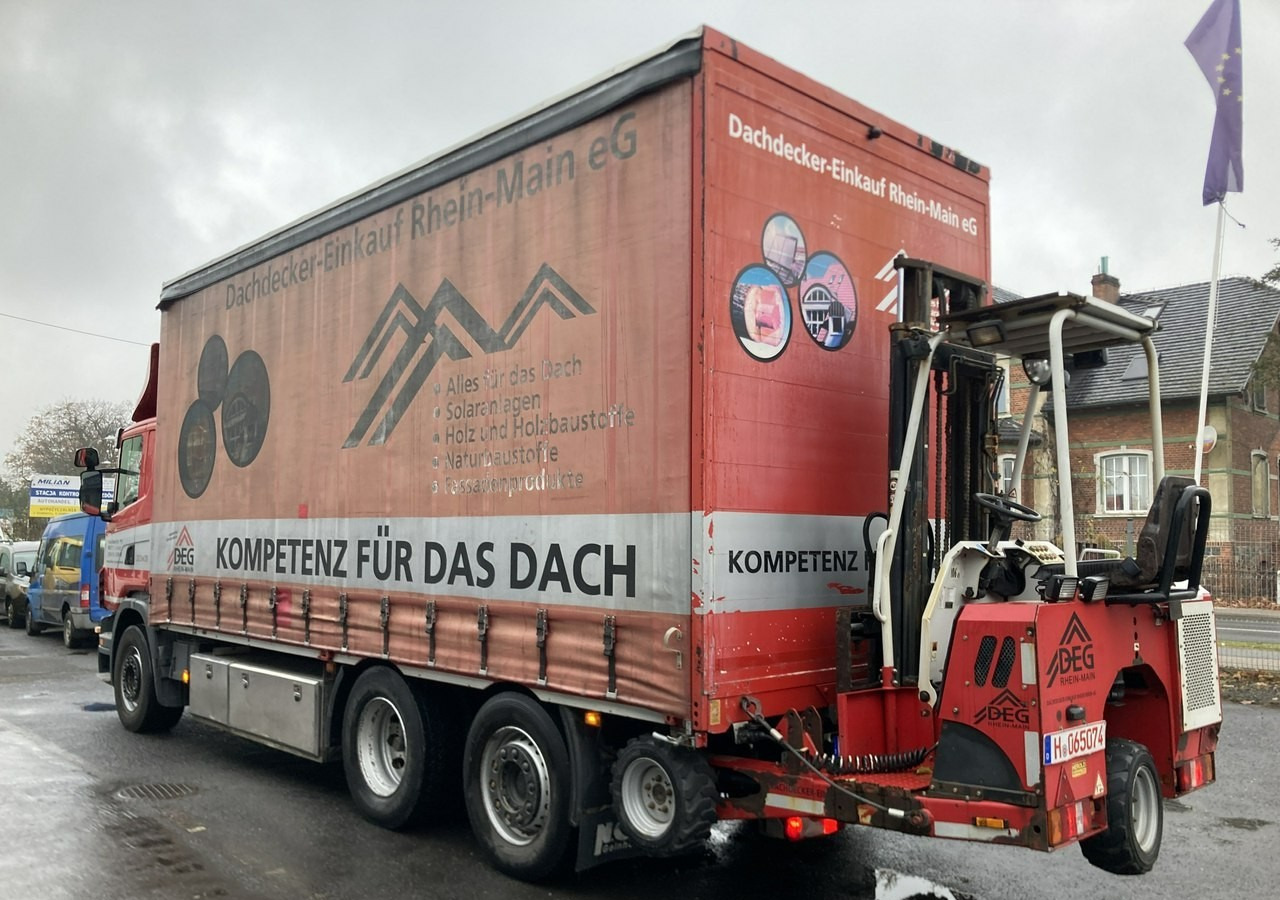 Inna Inny Scania G320 Wózek PALFINGER Firanka Plandeka plandeka Moffett 2012 - Tentinis mikroautobusas: foto 2 Inna Inny Scania G320 Wózek PALFINGER Firanka Plandeka plandeka Moffett 2012 - Tentinis mikroautobusas: foto 2