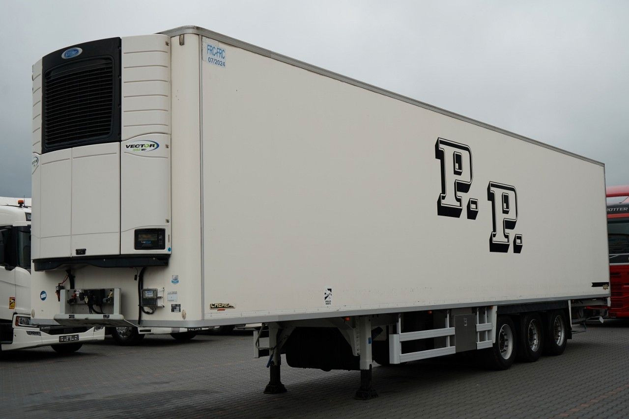 Chereau CHŁODNIA / CARRIER VECTOR 1950MT / DOPPELSTOCK - Refrižeratorius puspriekabė: foto 1 Chereau CHŁODNIA / CARRIER VECTOR 1950MT / DOPPELSTOCK - Refrižeratorius puspriekabė: foto 1