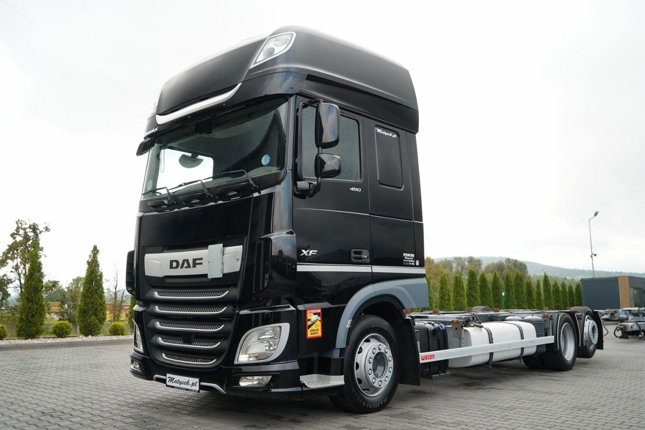 DAF XF 480 / BDF / 6X2 / SSC / I-PARK COOL / OŚ POD - Konteineris-vežimus/ Sukeisti kūną sunkvežimis: foto 2 DAF XF 480 / BDF / 6X2 / SSC / I-PARK COOL / OŚ POD - Konteineris-vežimus/ Sukeisti kūną sunkvežimis: foto 2