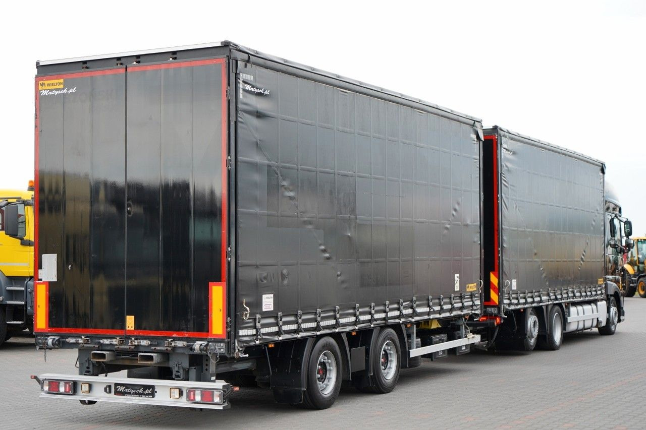 DAF XF 480 / ZESTAW TANDEM / 120 M3 / PRZEJAZDOWY / - Tentinis sunkvežimis: foto 4 DAF XF 480 / ZESTAW TANDEM / 120 M3 / PRZEJAZDOWY / - Tentinis sunkvežimis: foto 4