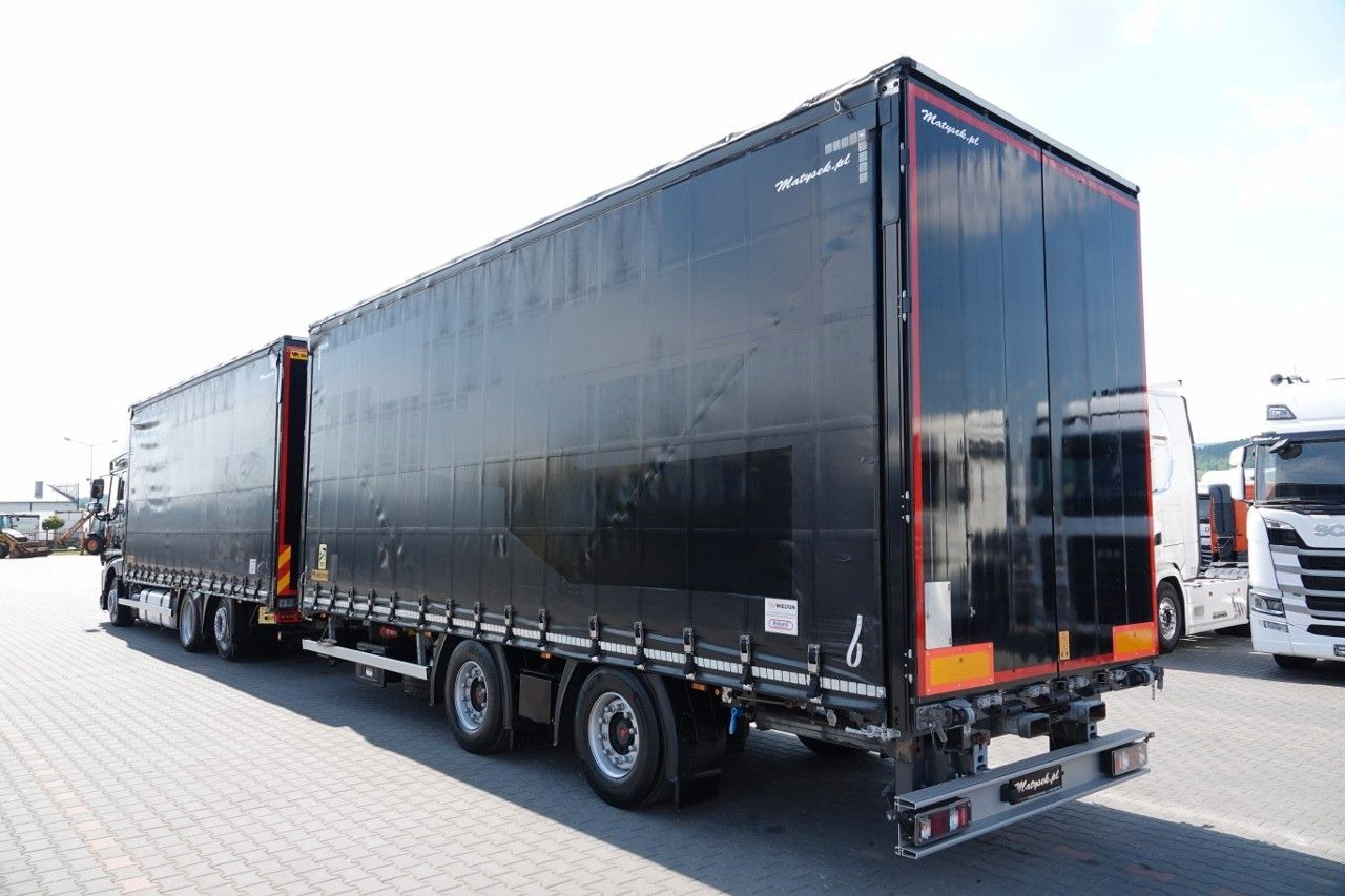 DAF XF 480 / ZESTAW TANDEM / 120 M3 / PRZEJAZDOWY / - Tentinis sunkvežimis: foto 3 DAF XF 480 / ZESTAW TANDEM / 120 M3 / PRZEJAZDOWY / - Tentinis sunkvežimis: foto 3