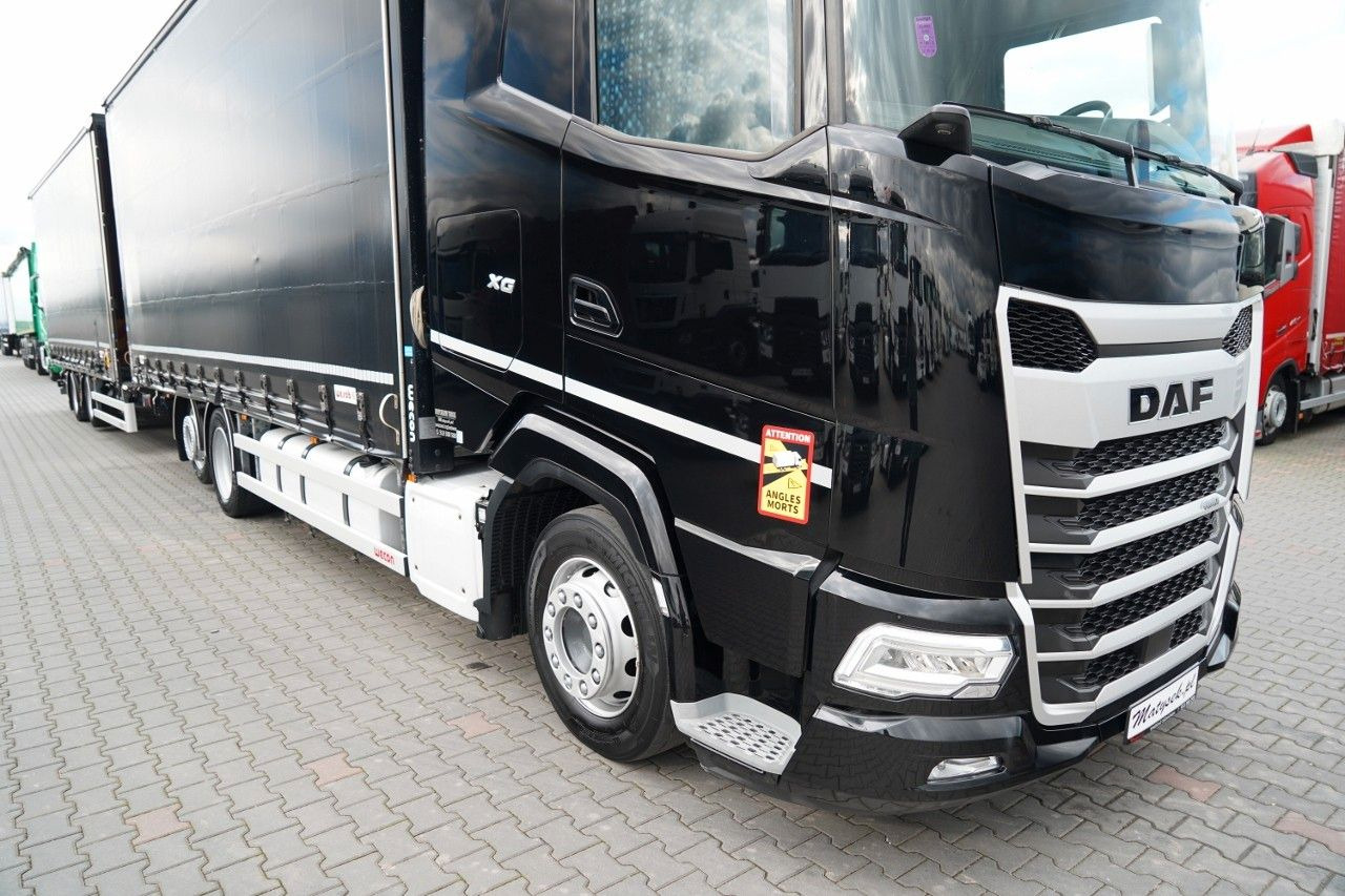 DAF XG 480 / ZESTAW TANDEM / 120 M3 / PRZEJAZDOWY / - Tentinis sunkvežimis: foto 5 DAF XG 480 / ZESTAW TANDEM / 120 M3 / PRZEJAZDOWY / - Tentinis sunkvežimis: foto 5
