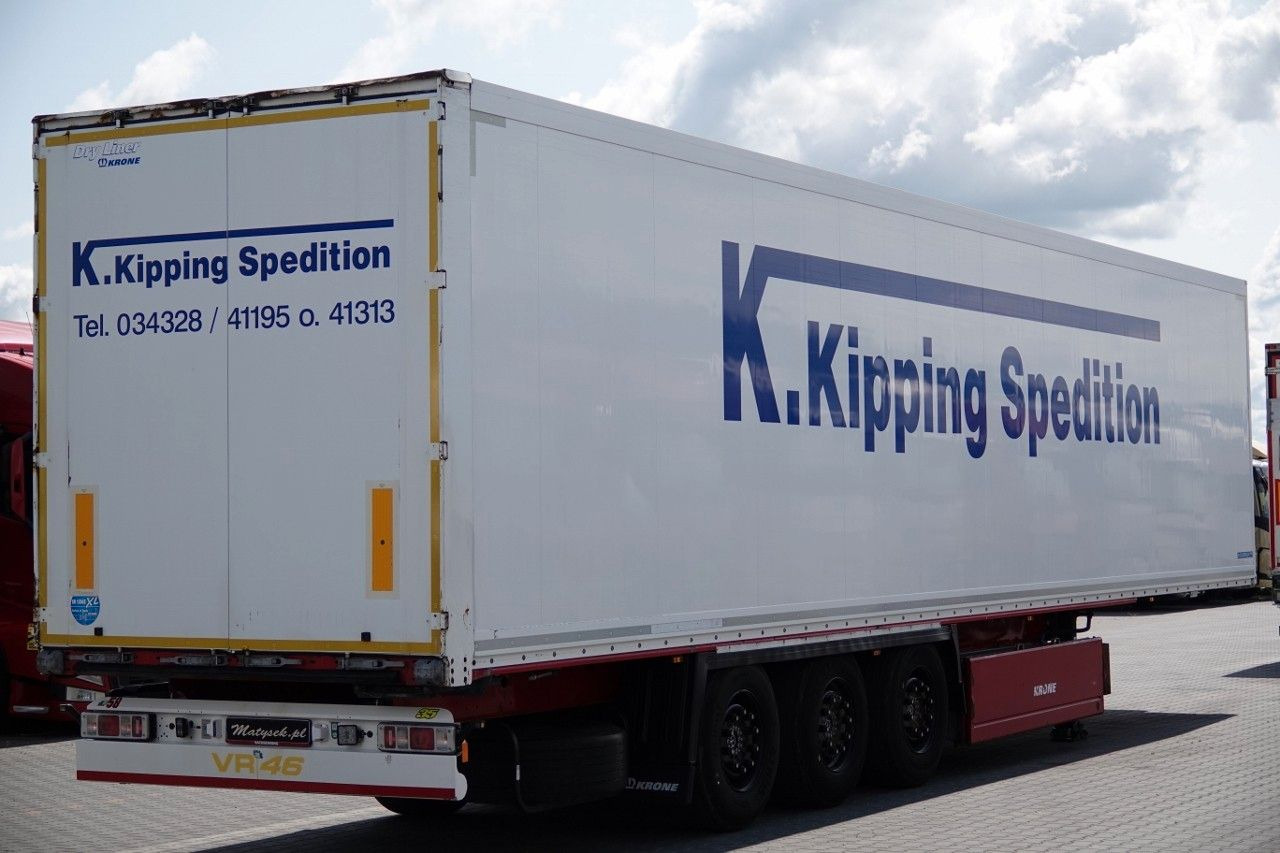 Krone / KONTENER / KOFFER / DOPPELSTOCK / KOSZ NA PALE - Refrižeratorius puspriekabė: foto 4 Krone / KONTENER / KOFFER / DOPPELSTOCK / KOSZ NA PALE - Refrižeratorius puspriekabė: foto 4