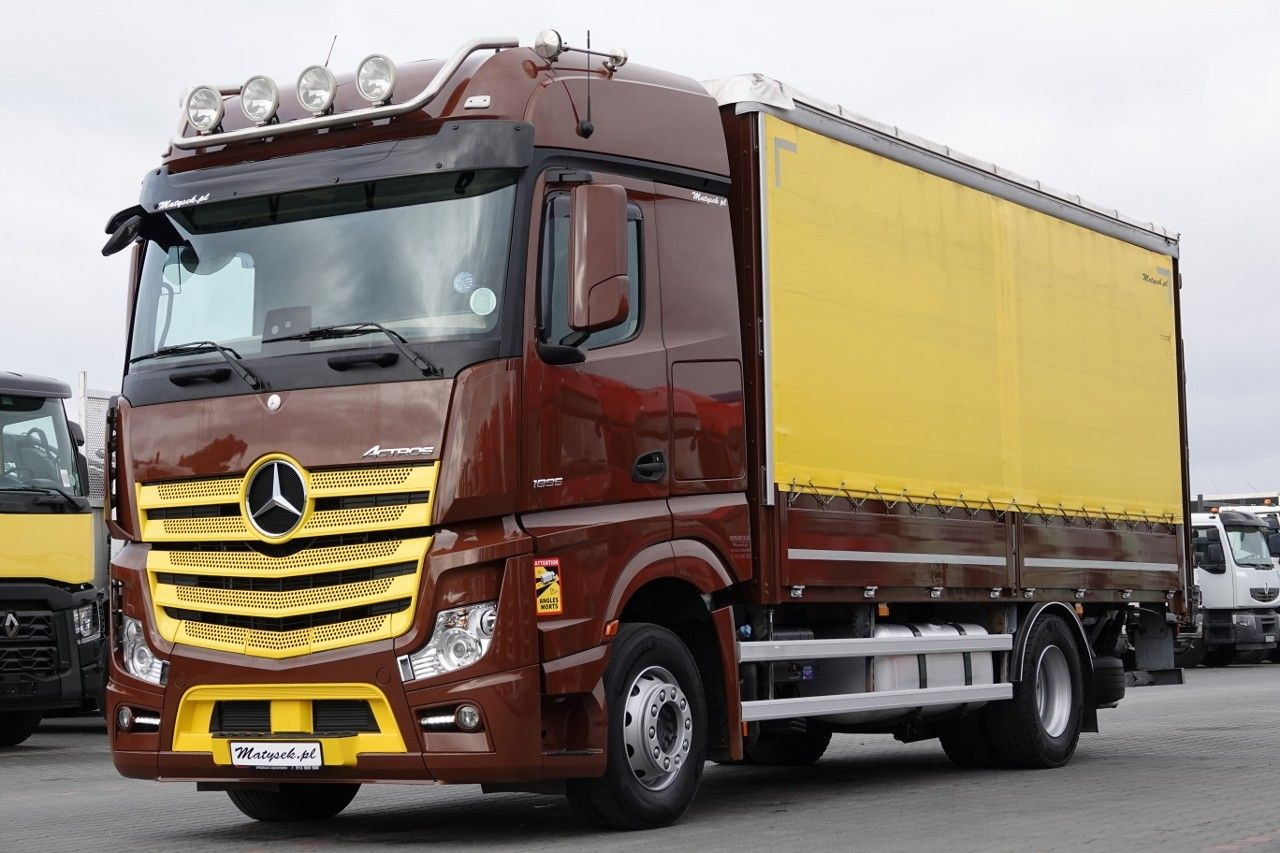 Mercedes-Benz ACTROS 1845 / 4X2 / SOLÓWKA / BURTO-FIRANKA 6,5M - Tentinis sunkvežimis: foto 1 Mercedes-Benz ACTROS 1845 / 4X2 / SOLÓWKA / BURTO-FIRANKA 6,5M - Tentinis sunkvežimis: foto 1
