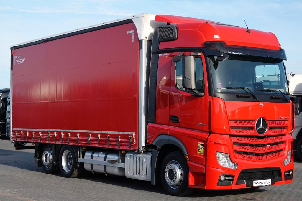 Mercedes-Benz ACTROS 25 480 / FIRANKA- 7,4 m / PODNOSZONY DACH - Tentinis sunkvežimis: foto 4 Mercedes-Benz ACTROS 25 480 / FIRANKA- 7,4 m / PODNOSZONY DACH - Tentinis sunkvežimis: foto 4