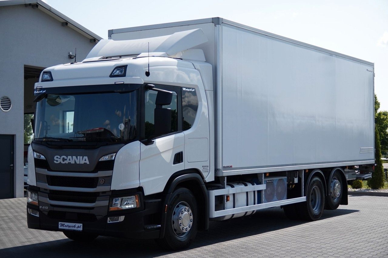 Scania P 410 / 6X2 /CHŁODNIA / SLÓWKA / Agregat THERMO - Refrižeratorius sunkvežimis: foto 2 Scania P 410 / 6X2 /CHŁODNIA / SLÓWKA / Agregat THERMO - Refrižeratorius sunkvežimis: foto 2