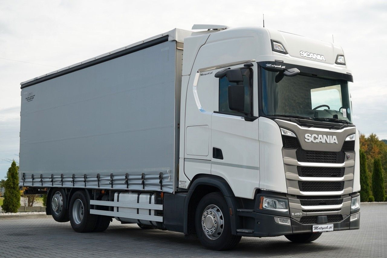 Scania S 450 / SOLÓWKA / 6X2 / OŚ PODNOSZONA / 2019 / - Tentinis sunkvežimis: foto 1 Scania S 450 / SOLÓWKA / 6X2 / OŚ PODNOSZONA / 2019 / - Tentinis sunkvežimis: foto 1