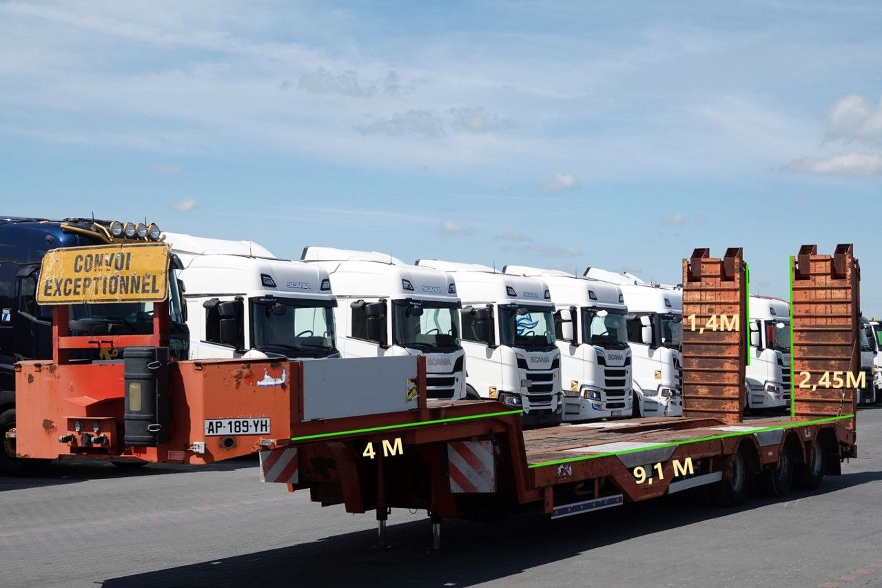 TRAX / NACZEPA LAWETA / NISKOPODWOZIE / NAJAZDY - Žemo profilio platforma puspriekabė: foto 2 TRAX / NACZEPA LAWETA / NISKOPODWOZIE / NAJAZDY - Žemo profilio platforma puspriekabė: foto 2
